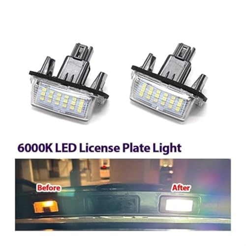 Luces Canbus para matrícula de coche Toyota Camry Auris y Proace 5