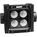 Westin 09-12212-4F B-Force Black Face 2 inch Double Row LED Light Bar with Flood Beam