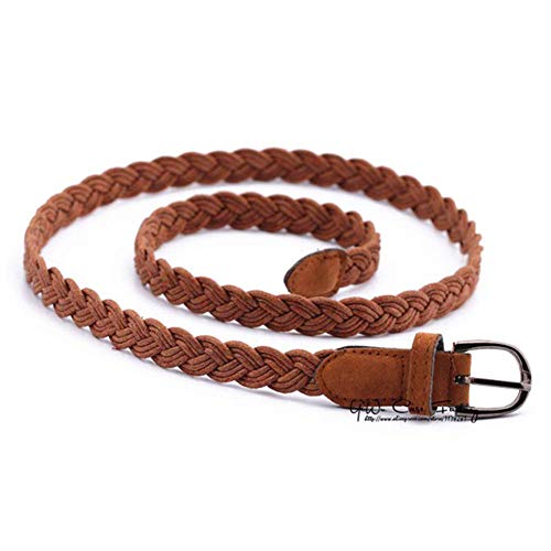 Generic Women's Twist Wax Rope Woven Belt Vintage Skirt Versatile Decorative WaistbandNice Processed3