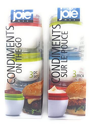 Joie MSC Condiments On The Go 2 Pack of 3 Piece Set