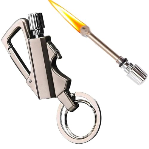 AYNSIX Keychain Lighter with Multi-Function Bottle Opener, Outdoor Match Kerosene