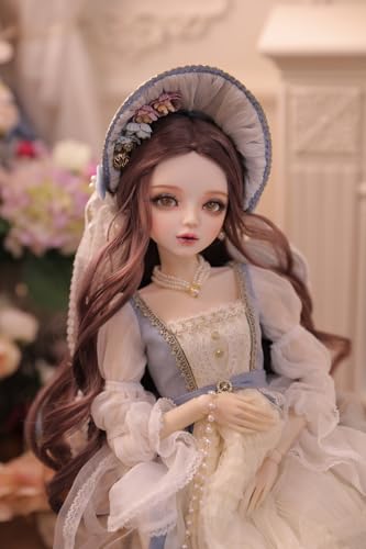 VLEYAN ` ̊֐ߐl` bjdh[ BJDDoll 1/3 h[ ō̃v[g, g56 cm, 胁CN (Â)