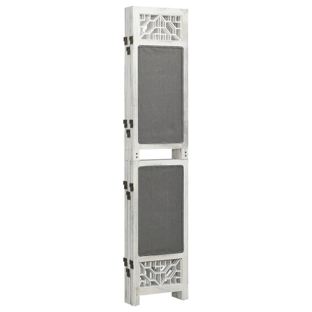 Mangloder - Paravento divisorio, 6 pezzi, 210 x 165 cm, in tessuto con legno di paulonia e MDF, autoportante, pieghevole, pieghevole, per la privacy, decorazione della stanza, camera da letto