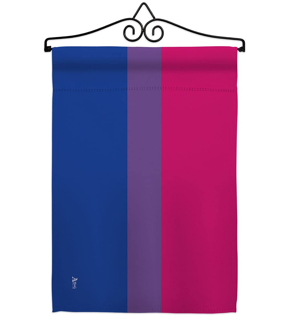 Bisexual Flag Hanger Kit Wall Mount Canvas Rod Room Decorations Rainbow Flags Bandera Hanging Tapestry Door Poster Gifts for Gay Lesbian Queer Transgender Pride Month Decor Made in USA-image-6