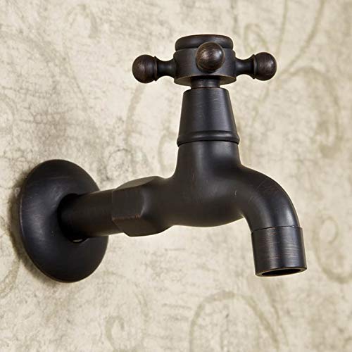 Guoshuche Faucet Washing Machine Faucet Basin Sink Lengthen Oil Rubbed Bronze Brass Washing Machine Tap Laundry Kitchen Sink Single Cold Faucet #TOP3
