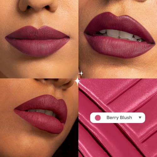 Image of Nykaa Superlight Lip Cloud Airy Mousse Matte Liquid Lipstick for Lip & Cheek (Berry Blush)