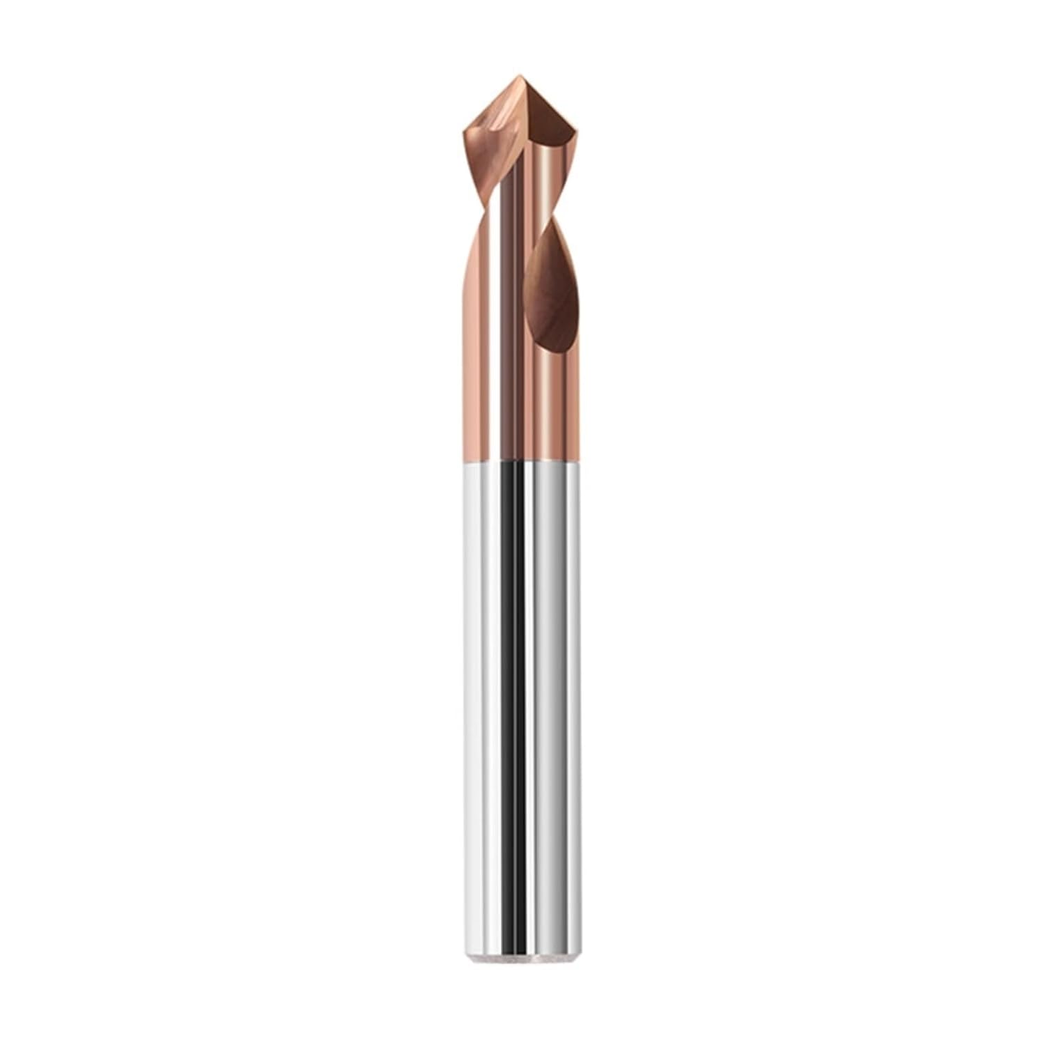 Spotting Drill Bits 90 Degree 12mm Solid Carbide Spotting Drill 2Flutes Drilling Chamfering Tool for Steel
