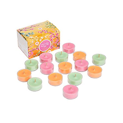 PartyLite Set of 15 Tea Lights Sampler Candles, Aromatherapy Tribute to Tokyo Scented Candles Gift Set, Up to 4 to 6 Hours Burn Time