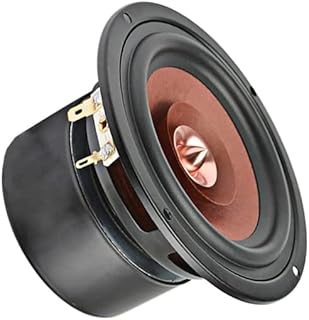 CHOOYO 4 Inch HiFi Audio Speaker 25W 4Ohm Full Range Passive Speaker Bookshelf Loudspeaker DIY Home Theater 1Pc