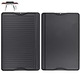 WEBROIL 24' X 16' Reversible Cast Iron Griddle for Camp Chef, Flat Top Plate for Gas/Stove/Charcoal/Propane Grill, Universal 4 Burner Stove Top Griddle for Outdoor Cooking & Camping Accessories