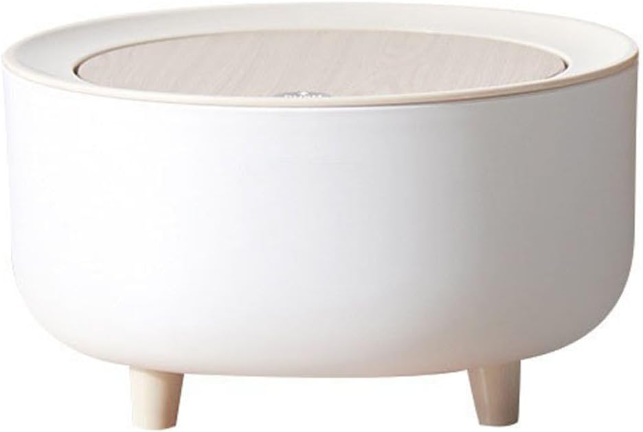 Rayyan Mini Desktop Trash Can, Tiny Trash Can with Lid for Desk, Plastic Mini Countertop Trash Can for Desktop, Office and Coffee Bar, 0.5 Gallon