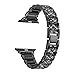 Produktbild YYAN Diamant Case + Band Fit for Apple Watch 6 5 4 3 2 1 Band 44mm 40mm 42mm 38mm Edelstahl Dame Frauen Armband Fit for iwatch gürtel (Band Color : D, Band Width : 40mm)