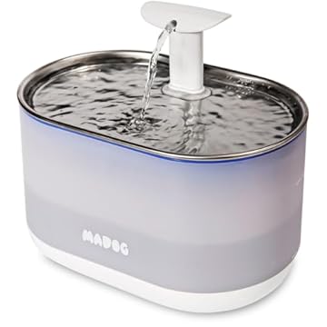 Bebedouro Pet Fonte Silenciosa Filtro Cães Gatos 2.1L MADOG