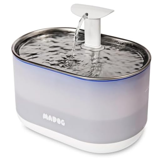 Bebedouro Pet Fonte Silenciosa Filtro Cães Gatos 2.1L MADOG