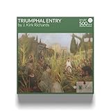 Altus Fine Art 500 Piece Jigsaw Puzzle - Triumphal Entry by J Kirk Richards- Christian Puzzle- Inspirational Bible Artwork