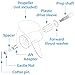 Seachoice 28693 Propeller Hub Kit, Yamaha® Outboards & Stern Drives with V-4 & V-6 Gear Case – 1980 & Newer