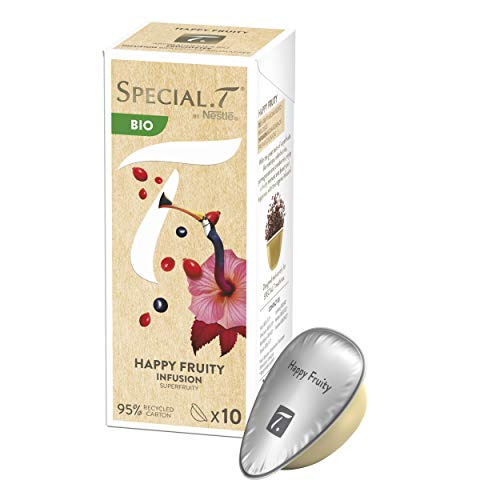 SPECIAL.T by Nestlé Infusion Bio Happy Fruity - Boîte 10 Capsules - 32g