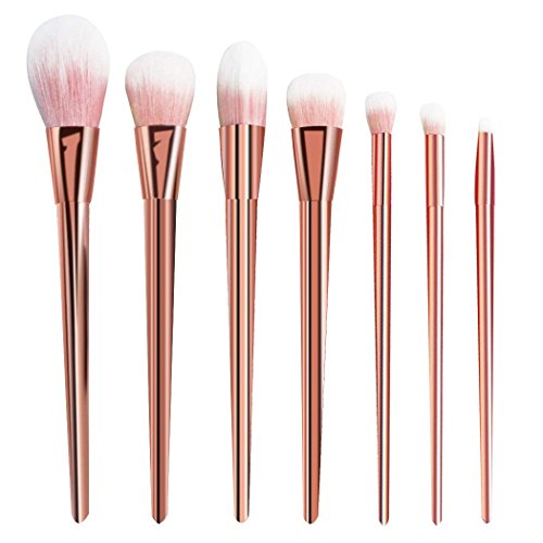 CINEEN Professionnel 7 pièces Pinceaux de Maquillage Visage Fard Ombre à Paupières Maquillage Fond De Teint Blush Brush