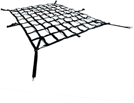 86" Heavy-Duty Cargo Net Trunk Bed Trailers Carrier Adjustable Cover Mesh for Pickup Truck