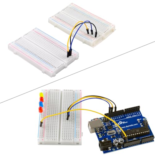 Image of 4pcs 1602 LCD Display + 1 Set Breadboard Power Module Jumper Wire