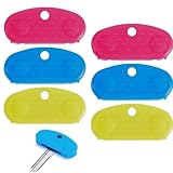 6er-Set Schlüsseldrehhilfe, Ergonomische Schlüsselhilfe, Gchlüsseldrehhilfe 3 Farben für Sltere Menschen, Behinderte, Schwache Hände