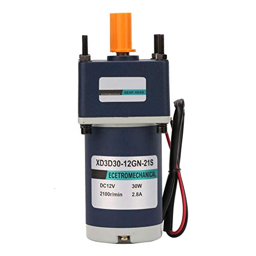 Preisvergleich Produktbild 12V / 30W Drehzahlminderer, elektrischer Permanentmagnet DC 1800 / 2100RPM Untersetzungsgetriebemotor(700RPM)