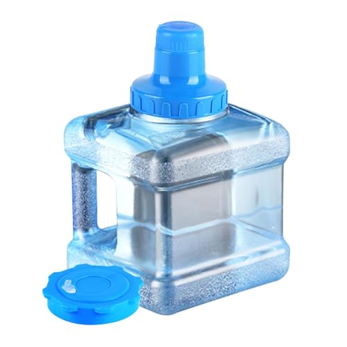 Recipiente de hidratación portátil – Bidón de fluido listo para el enchufe, jarra grande sin BPA | ancha – bebidas de viaje – reservorio para el deporte, resistente soporte de agua, equipo de