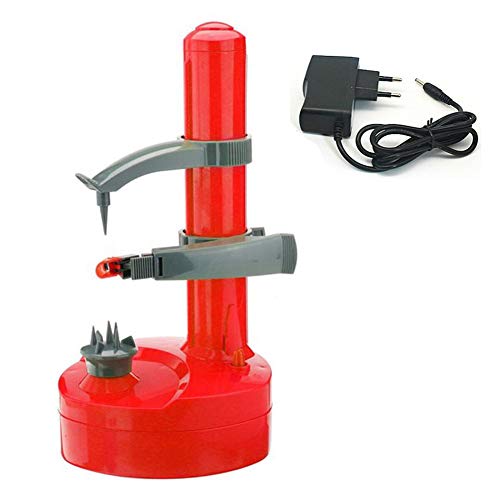 Multifunktions Edelstahl Elektroschäler Automatische Obstschäler Gemüseschneider DREI Ersatzklingen Kartoffelschäler Maschine,D