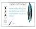 21 Natural & Turquoise Color Hair Extensions – 9”–14” Long – DIY Rooster Kit with 20 Micro-Link Beads – 100% Real Feathers – Eye-Catching Boho Style
