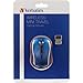 Verbatim 2.4G Wireless Mini Travel Optical Mouse with Nano Receiver for Mac and PC - Blue