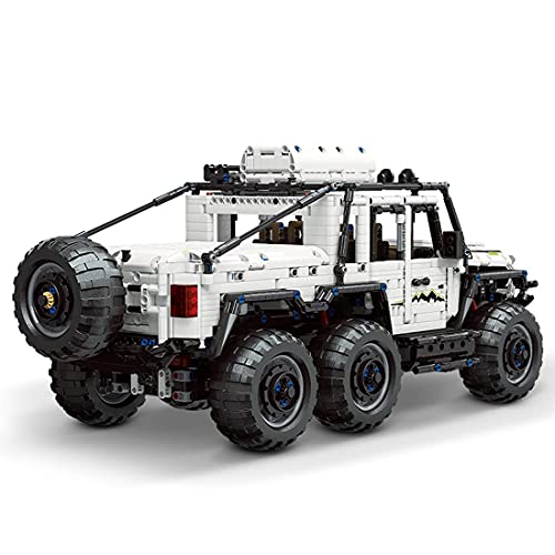 LOTSOFUN Technik 6x6 Geländewagen, Off Road Monster Truck Kompatibel mit Lego Technic - 2957 Teilen - Statische Version – Bild 5
