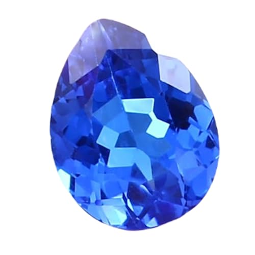 Spinelle bleue de Ceylan naturelle à facettes pour fabriquer un cadeau de bijoux personnalisés DIY