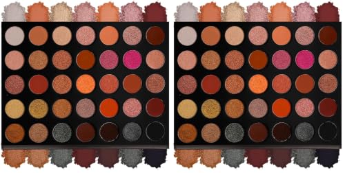 Image of Fashion Colour GALAXY 35 Colours Professional Artist Eyeshadow Palette (Pack of 2)