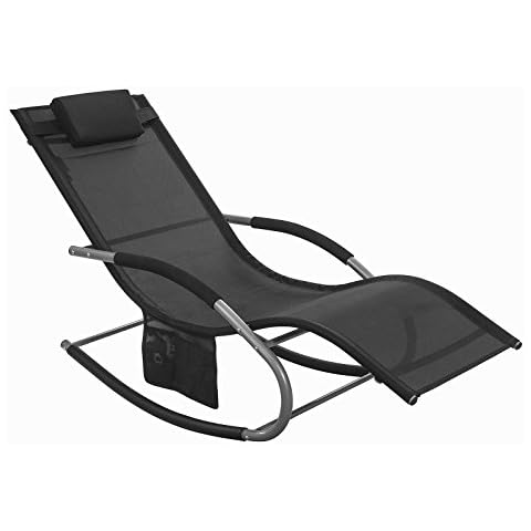 SoBuy OGS28-Sch Fauteuil à Bascule Cover
