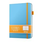 A5 Dotted Bullet Journal von Scribbles That Matter - Bullet Dot Grid-Notizbuch - Kein blutendes, dickes 160 g / m² Füllfederhalter-freundliches Papier - Hardcover - Pro Version - Immergrün-Blau