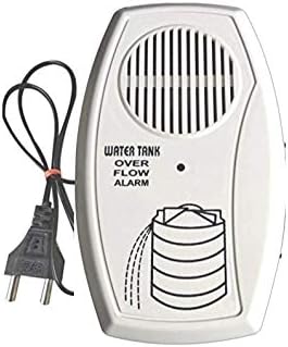 Veetex Water Tank Overflow Alarm Siren with Voice Sound, Wired Sensor Security System Water Alarm Bell