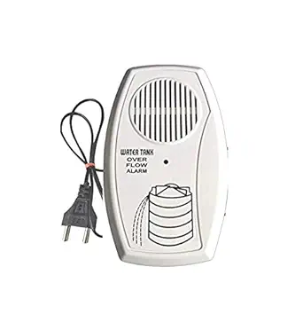 realon Veetex Water Tank Overflow Alarm Siren with Voice Sound, Wired Sensor Security System Water Alarm Bell