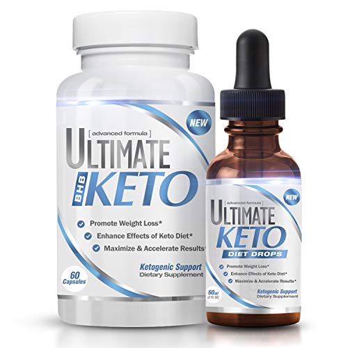 Ultimate keto diet drops bundle with bhb capsules - for weight lo…