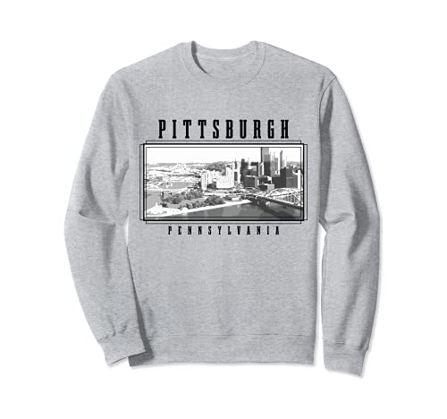 Pittsburgh Pennsylvania Vintage Skyline USA Sudadera
