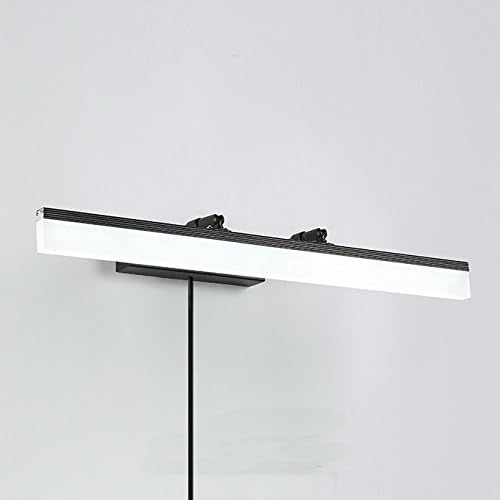 LED 9W Adjustable Mirror Lighting Black Body Mirror Cabinet Wall Lamp Bathroom Nordic Modern Minimalist Light Fixtures Makeup Lighting with UL Plug-in Cord BD0761