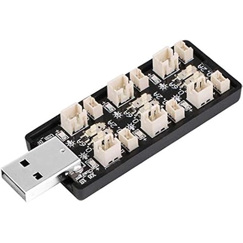 1S LiPo Battery USB Charger 3.7V/4.20V 6 Channel 1S LiPo Charger Tiny Whoop Blade Inductrix Micro JST 1.25 JST-PH 2.0 mCX mCPX Connectors Cover