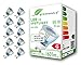 Produktbild greenandco 10x GU10 35mm LED Spot | 3W 160 lm | 3000K warmweiß | 50° | 230V | CRI 90+ | flimmerfrei | nicht dimmbar