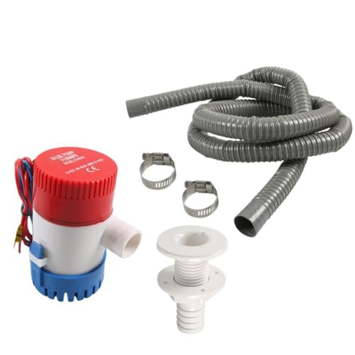 Pompe à cale 12V avec tuyau et kit de plomberie complet pour bateau