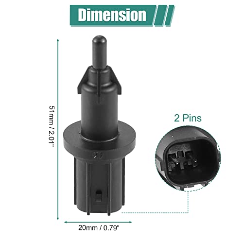 X Autohaux Car Air Intake Charge Temperature Sensor 37880Plc004 37880-Plc-004 For Honda Accord 2003 2004 #TOP6