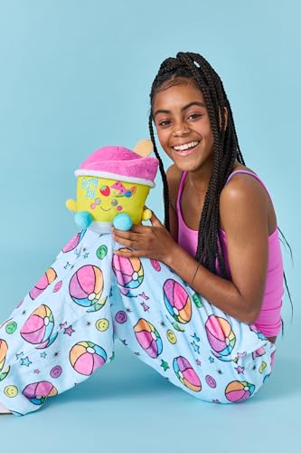 Image of iscream Big Girls Silky Soft Fun Print Plush Fleece Pants - Twist and Shout Collection