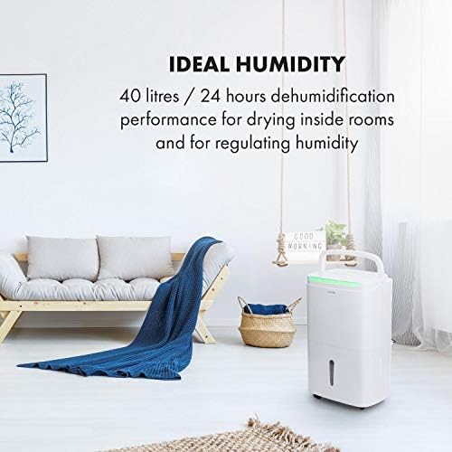 KLARSTEIN DryFy Connect 80 Dehumidifier in a living room setting