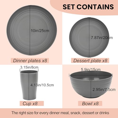 La Mejor Selección de Vajilla gris los 10 mejores. 8 Imagen adicional
