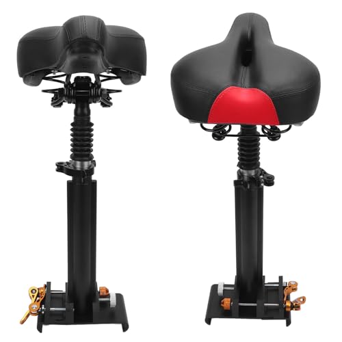 Sillín de Asiento de Scooter de Repuesto Asiento de Scooter Sillín de Asiento de Scooter Eléctrico Sillín de Asiento Plegable de Espuma de Aluminio de Repuesto para Accesorios
