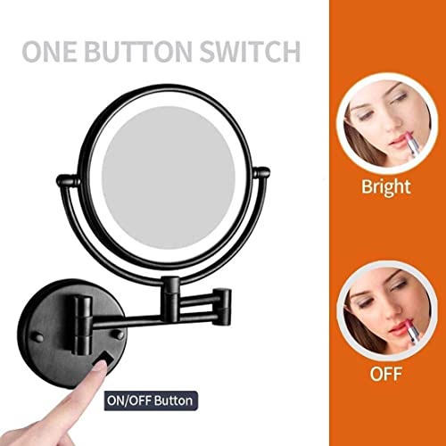 Miroir mural LED résolvant les problèmes de lumière et précision