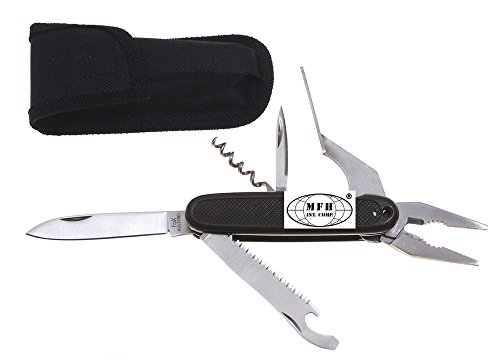 MFH Taschenmesser, BW Style Oliv, mit Zange und Etui